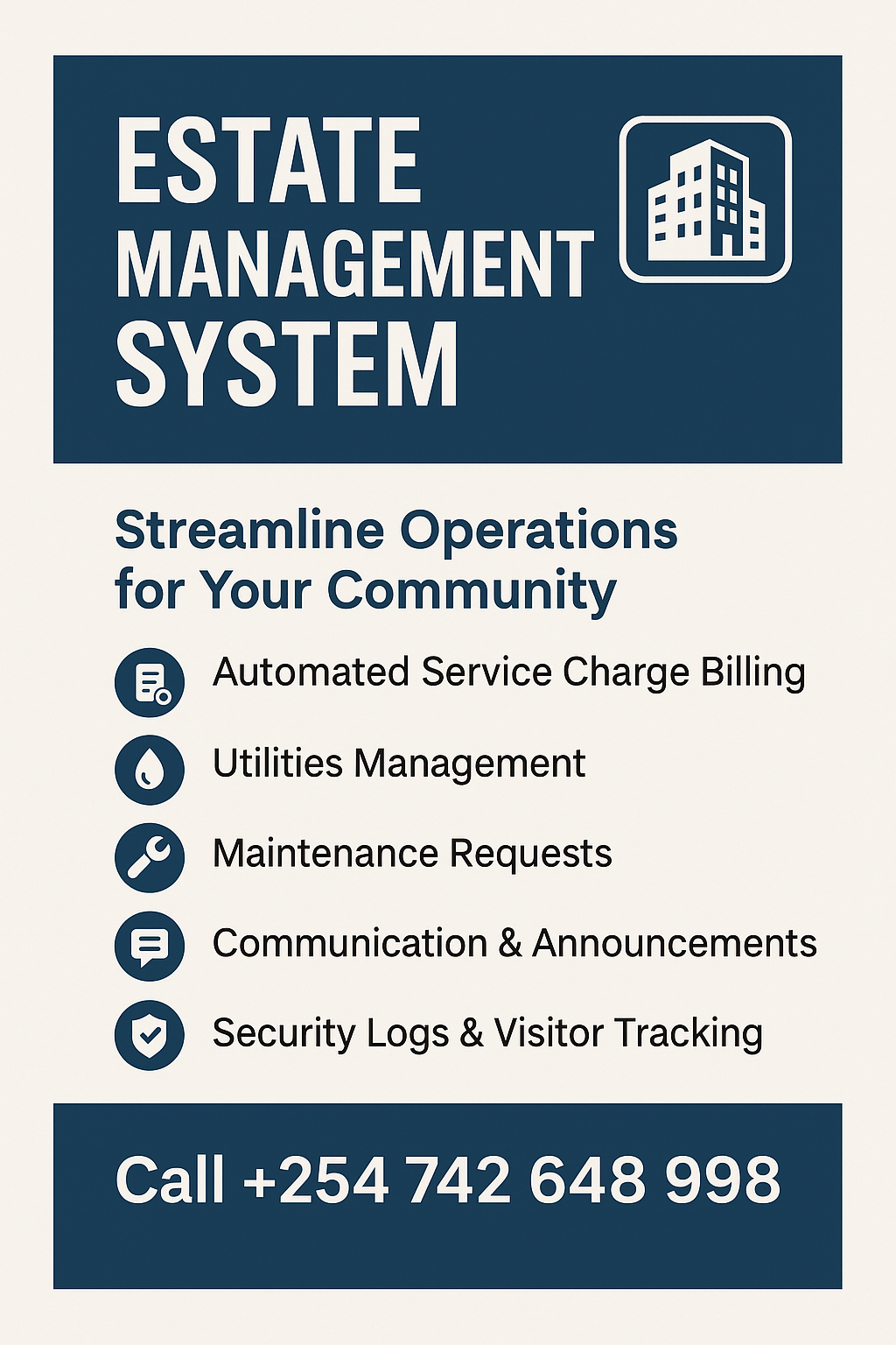 Estate Management System