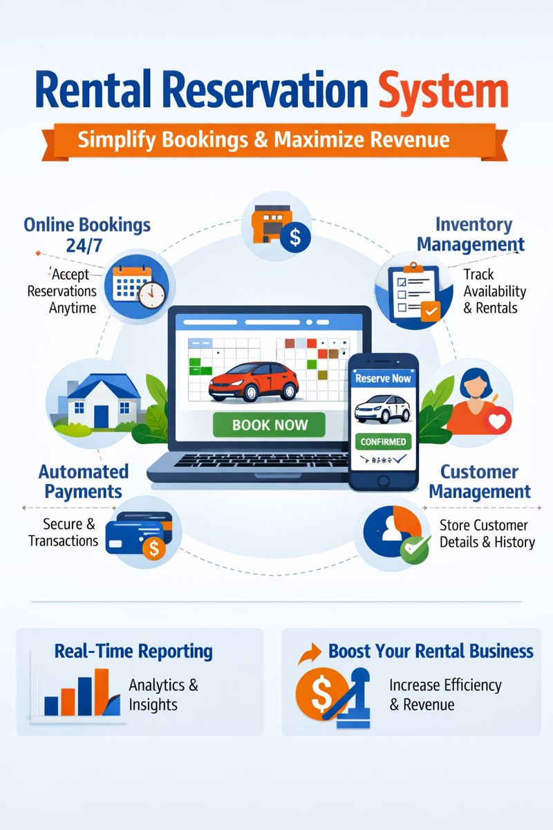 Rental Reservation System | Online Booking & Rental Management Software