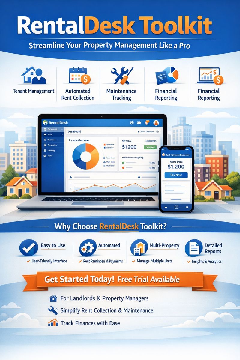 RentalDesk Toolkit – The Ultimate Property Management Software