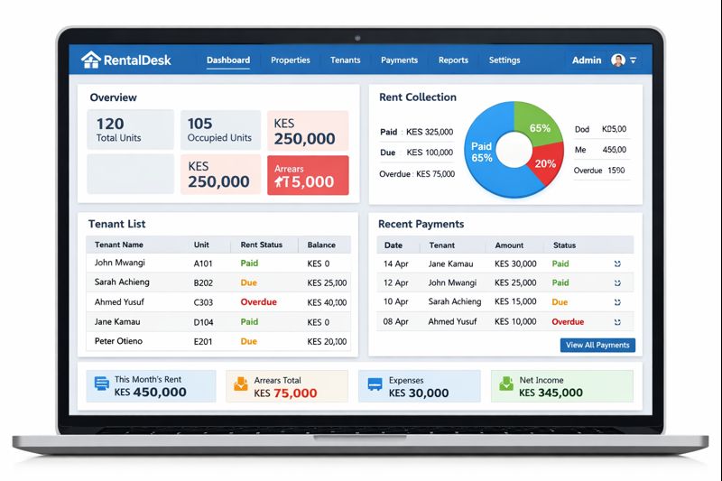 RentalDesk System | Smart Rent Collection & Property Management Software