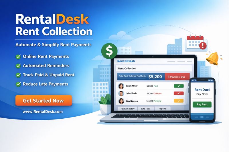 RentalDesk Rent Collection Software | Easy Online Rent Payments