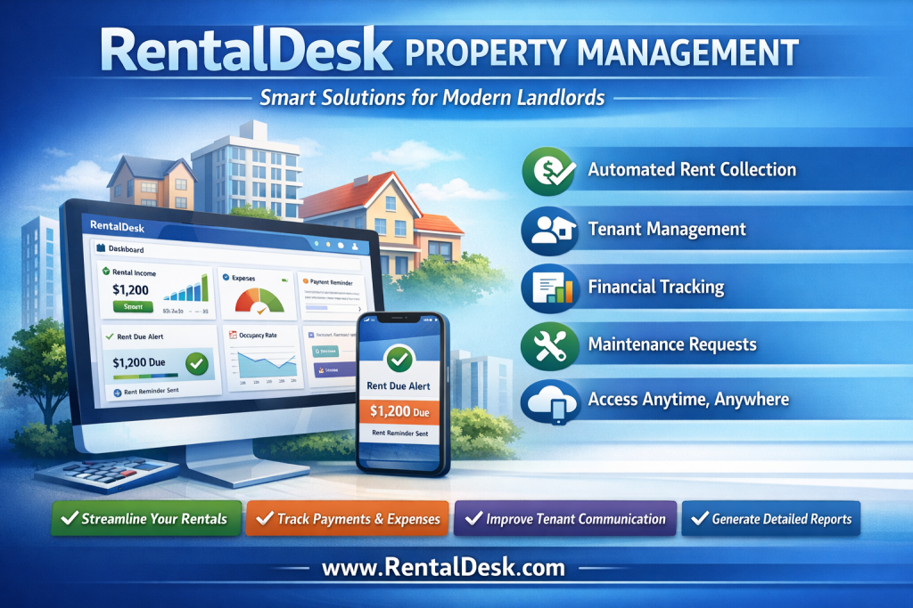 RentalDesk Property Management Software – Smart Rental Management Solution