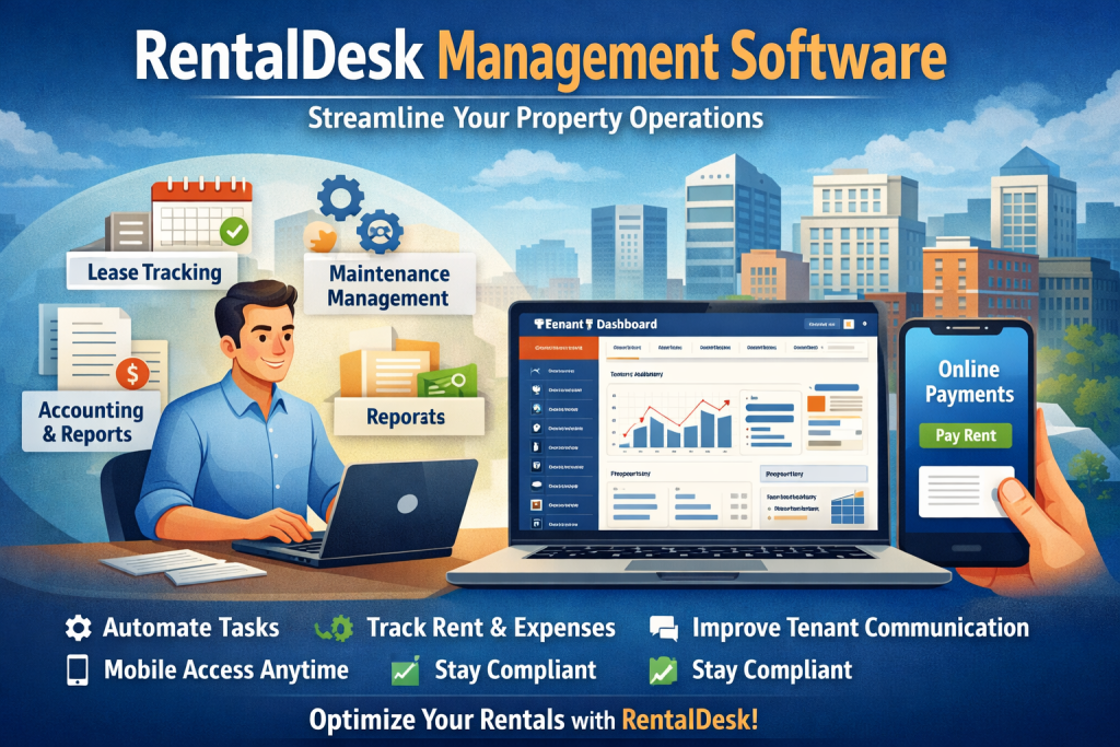 RentalDesk Tenant Management System for Modern Property Managers
