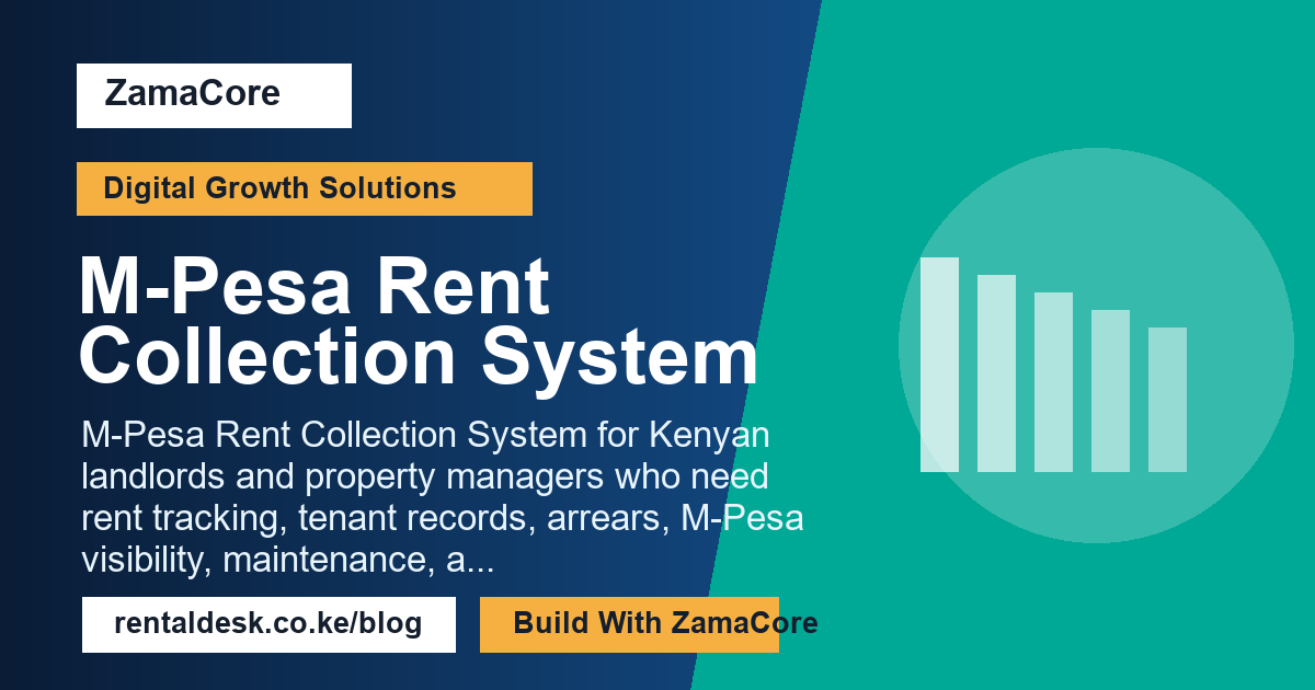 M-Pesa Rent Collection System by RentalDesk