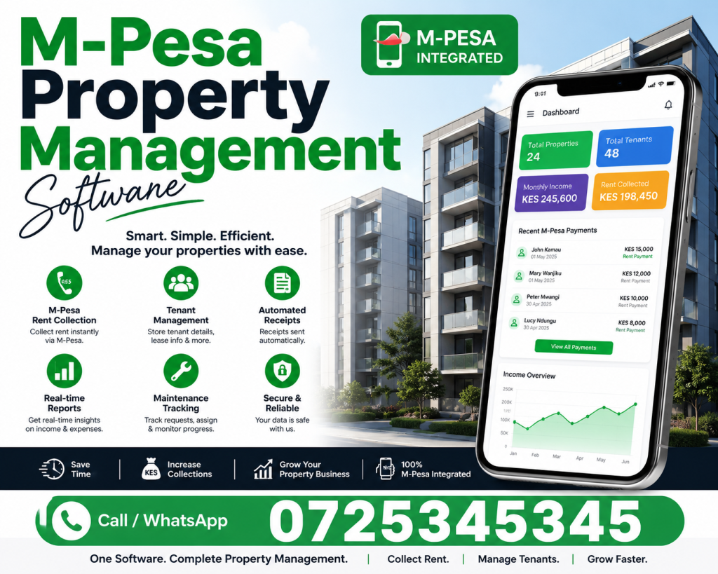 M-Pesa Property Management Software