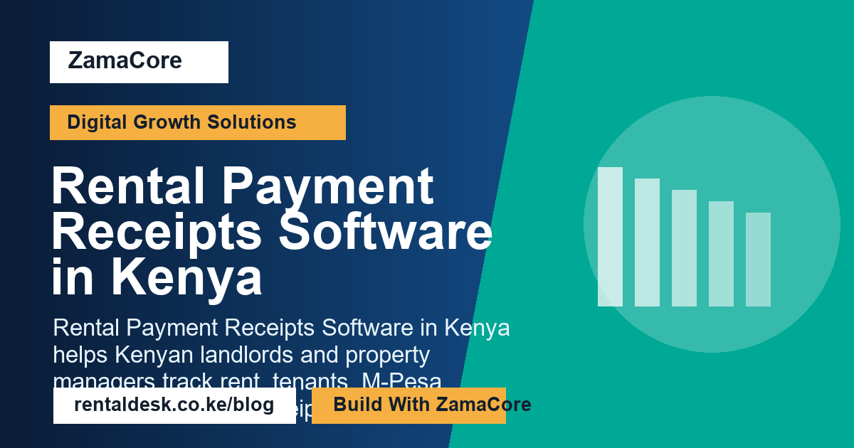 Rental Payment Receipts Software in Kenya