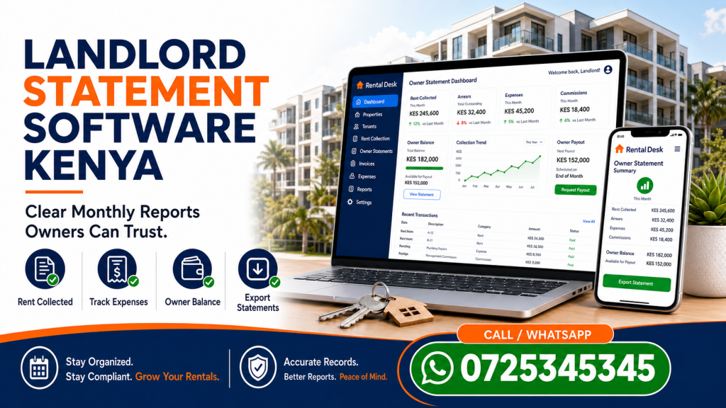 landlord statement software Kenya