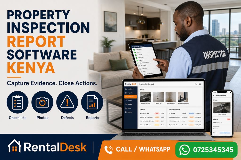 property inspection report software Kenya