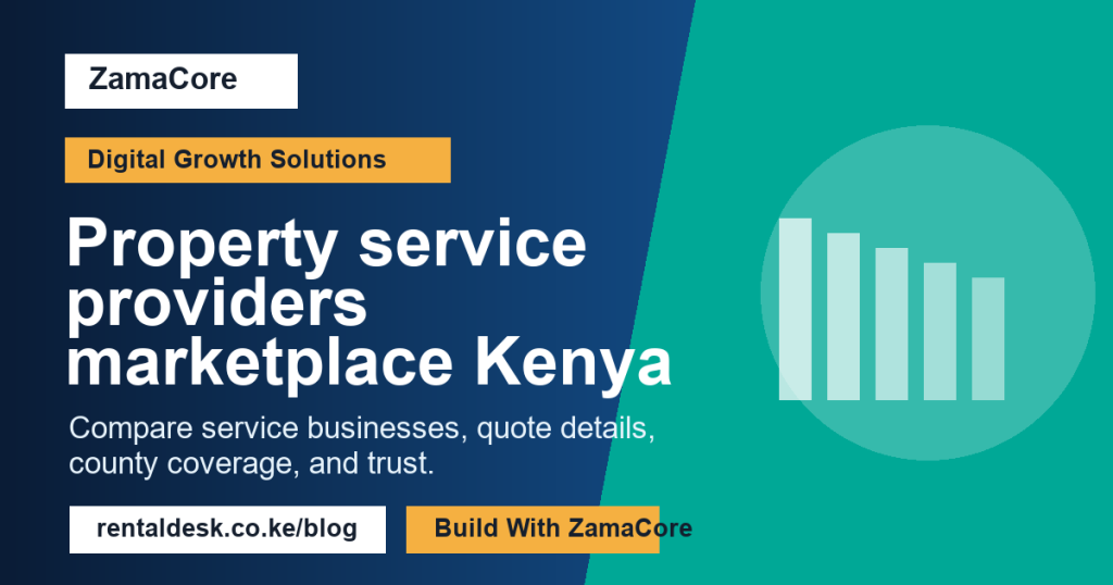 Property service providers marketplace Kenya