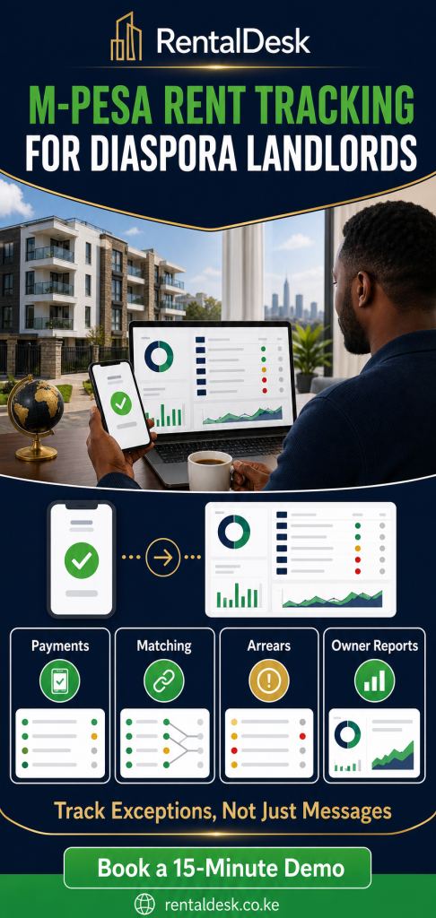 M-Pesa rent tracking for diaspora landlords - RentalDesk featured guide
