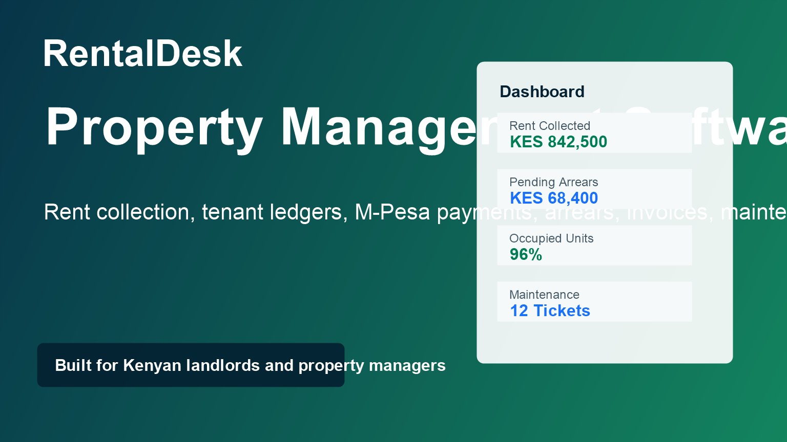 rental arrears management Kenya