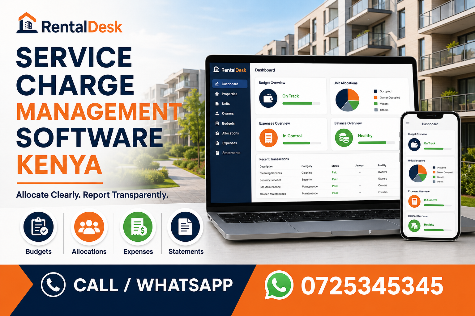service charge management software Kenya