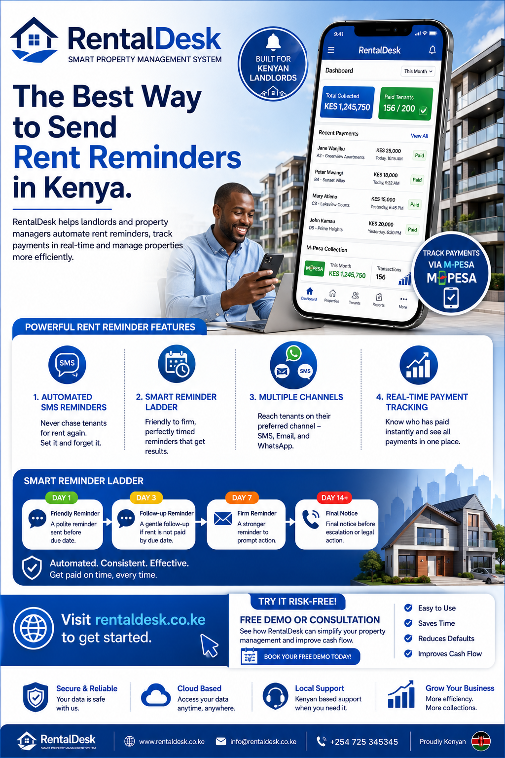 Best Way to Send Rent Reminders in Kenya