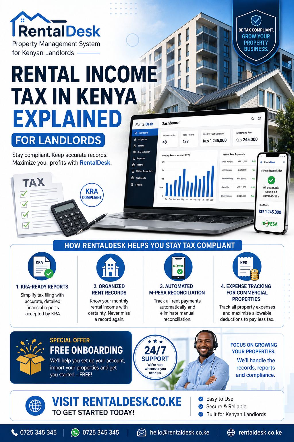 Rental income tax in Kenya explained for landlords