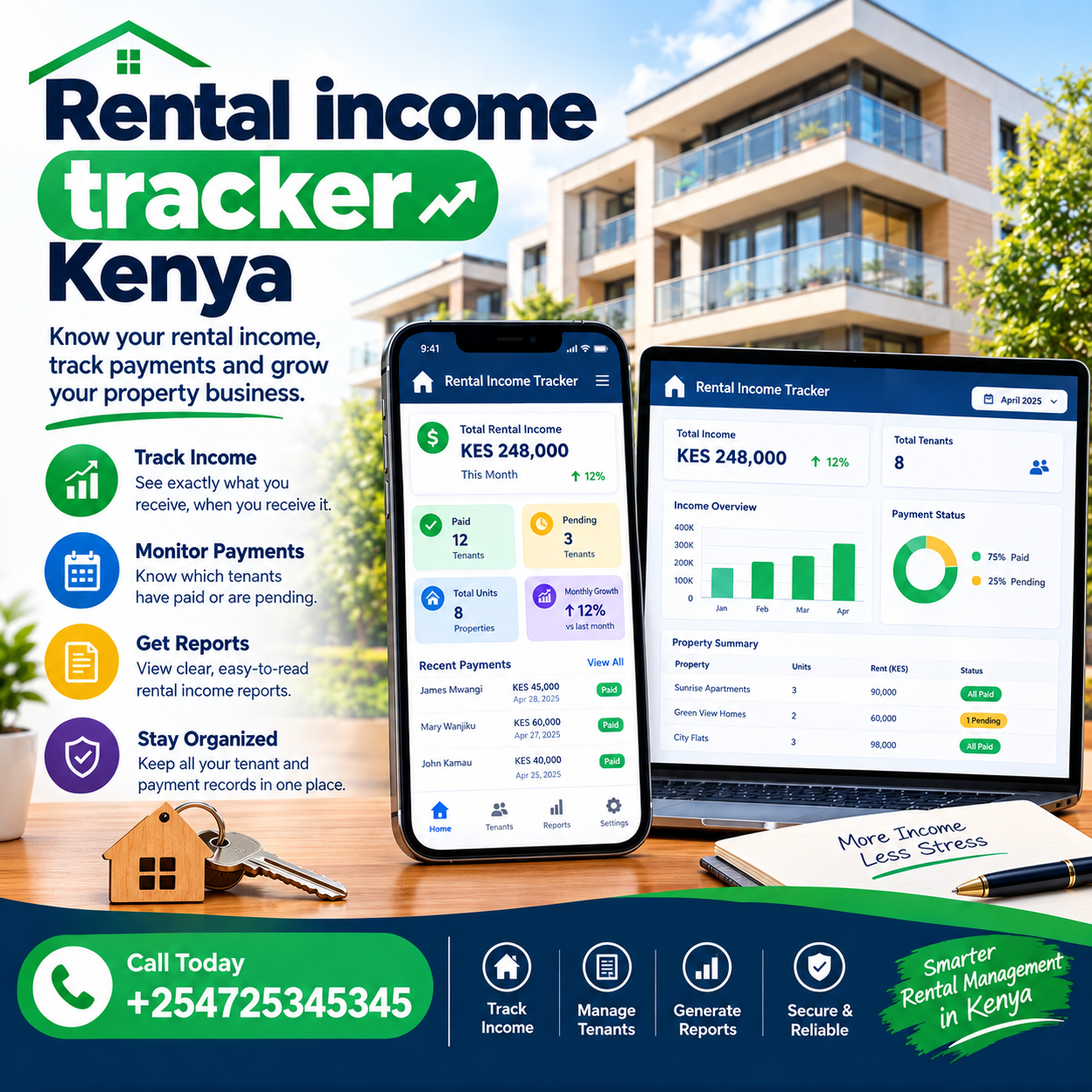 Match M-Pesa payments to tenants