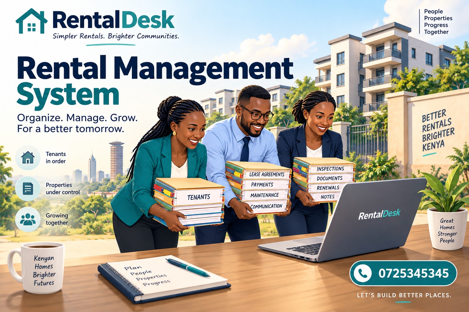 rental management system — RentalDesk, call 0725345345
