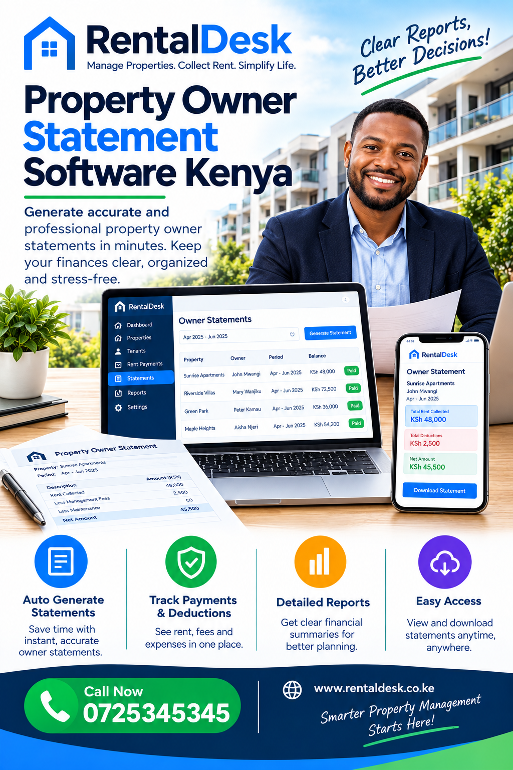Property Owner Statement Software Kenya