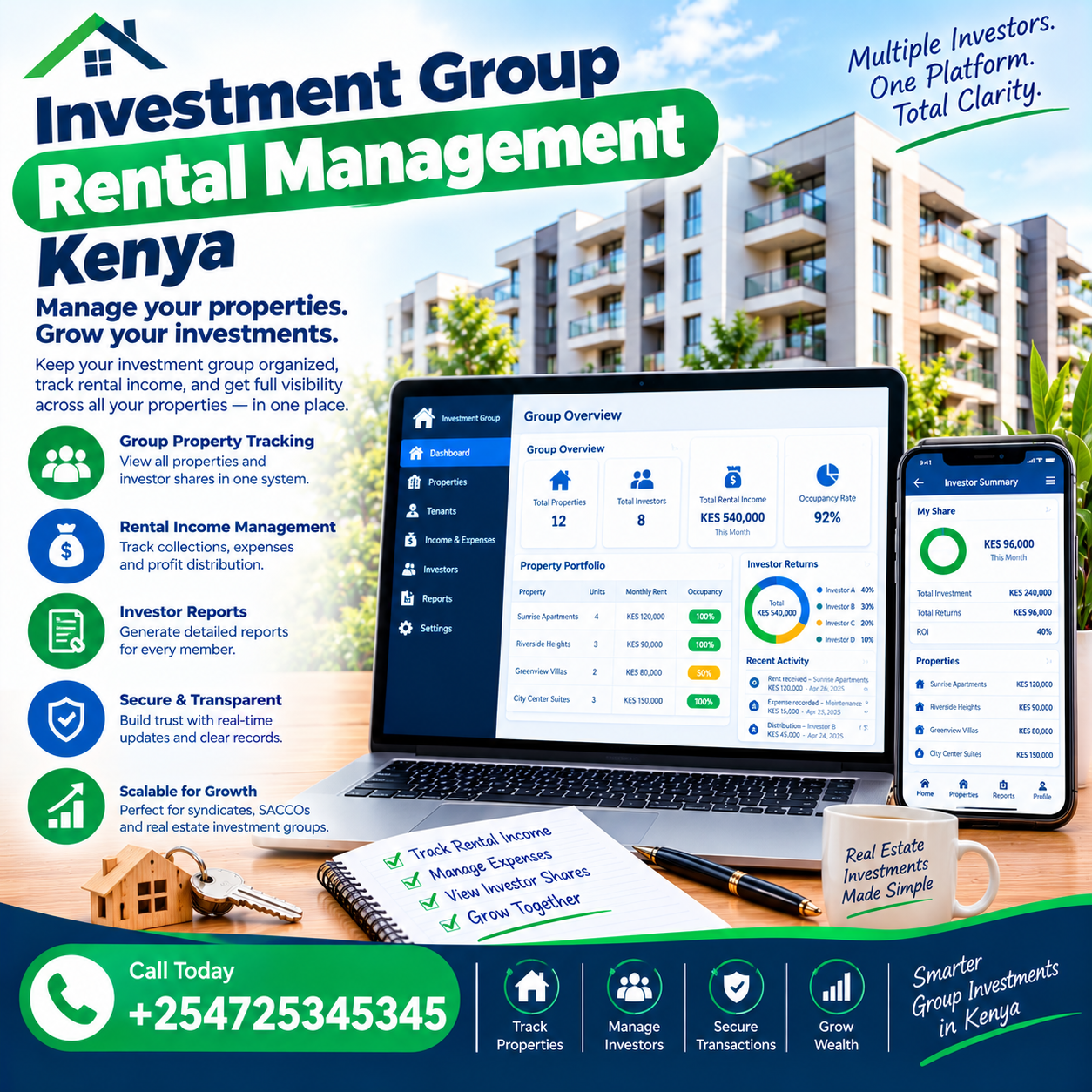 Investment group rental management Kenya
