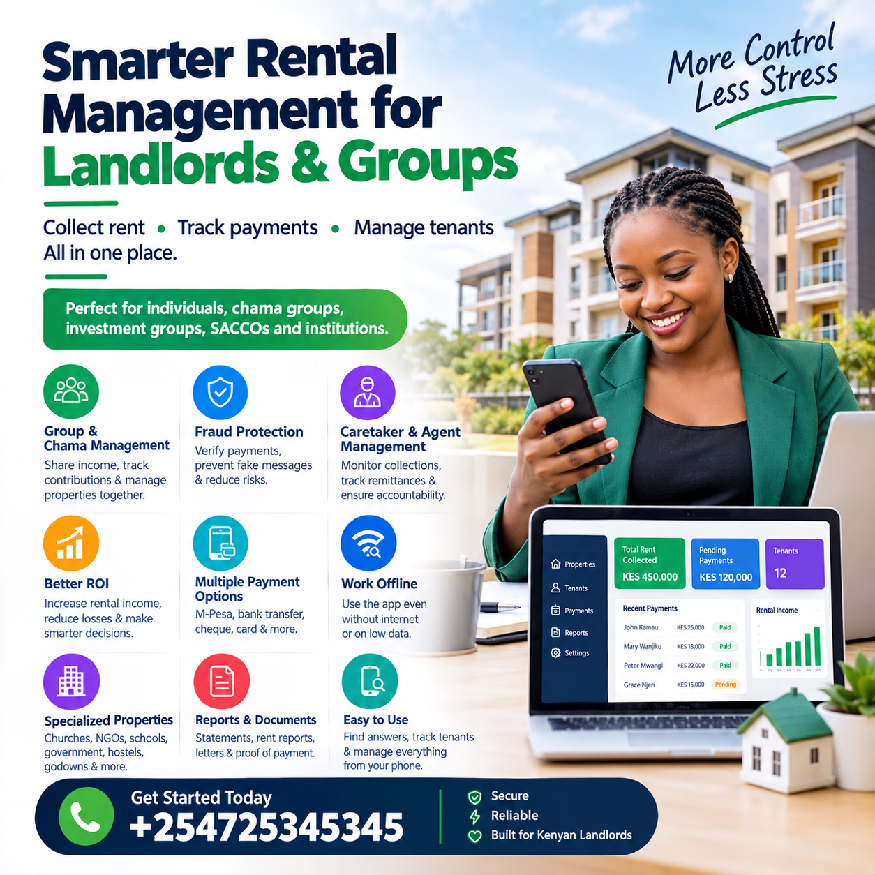 Track cash rent payments app