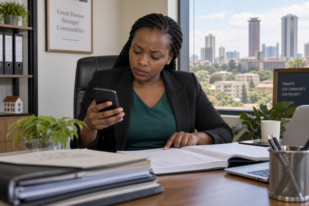 Partial rent payment M-Pesa
